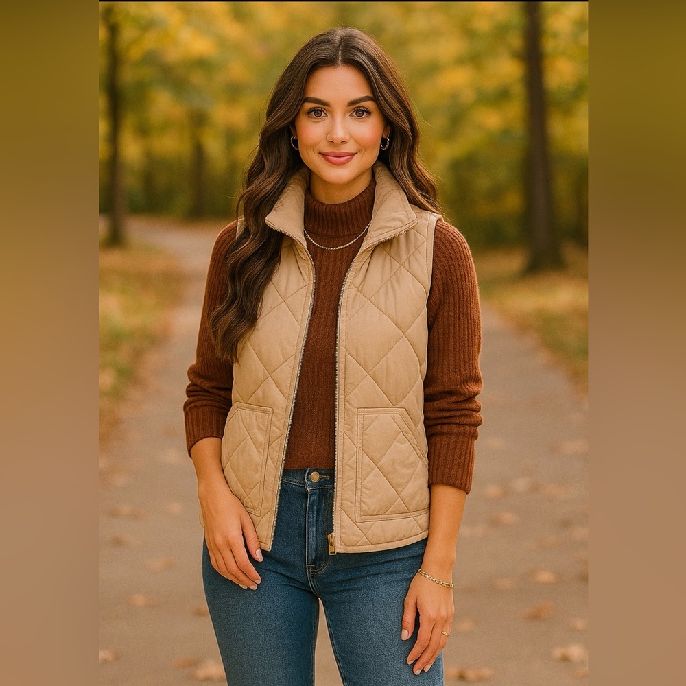 J. Crew Light Pink Puffer Jacket